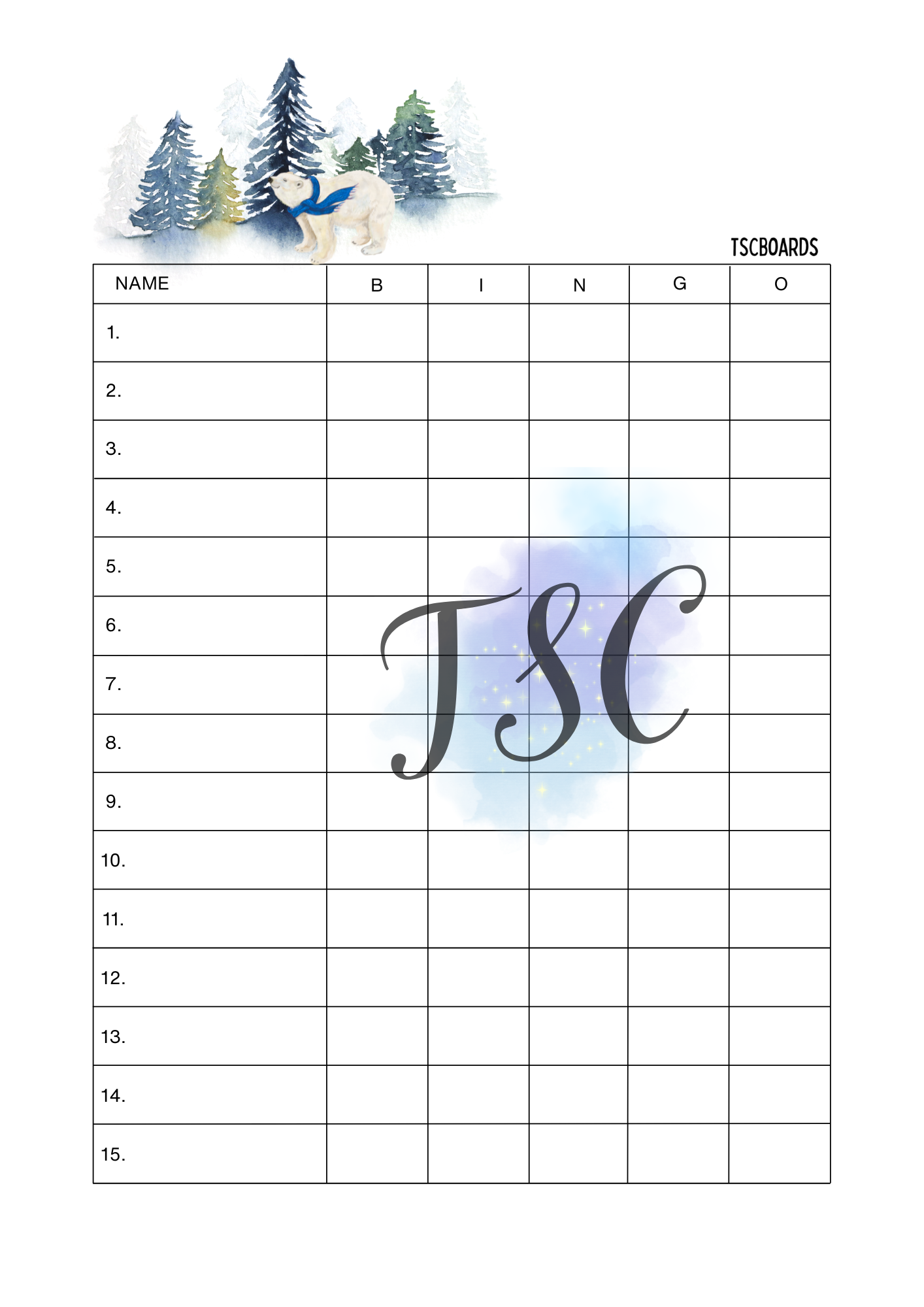 Polar Bear Winter 1-75 Ball