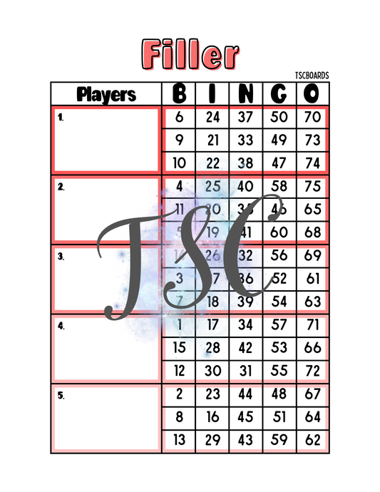 Red Filler Block 1-75 Ball