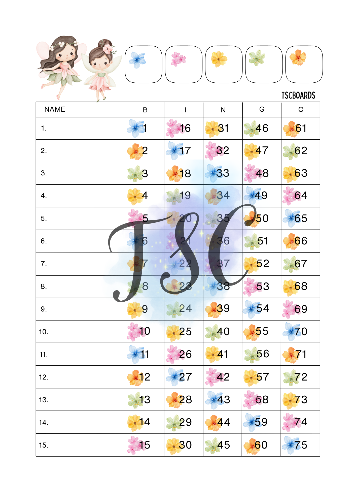 Flower Girls Rainbow 1-75 Ball