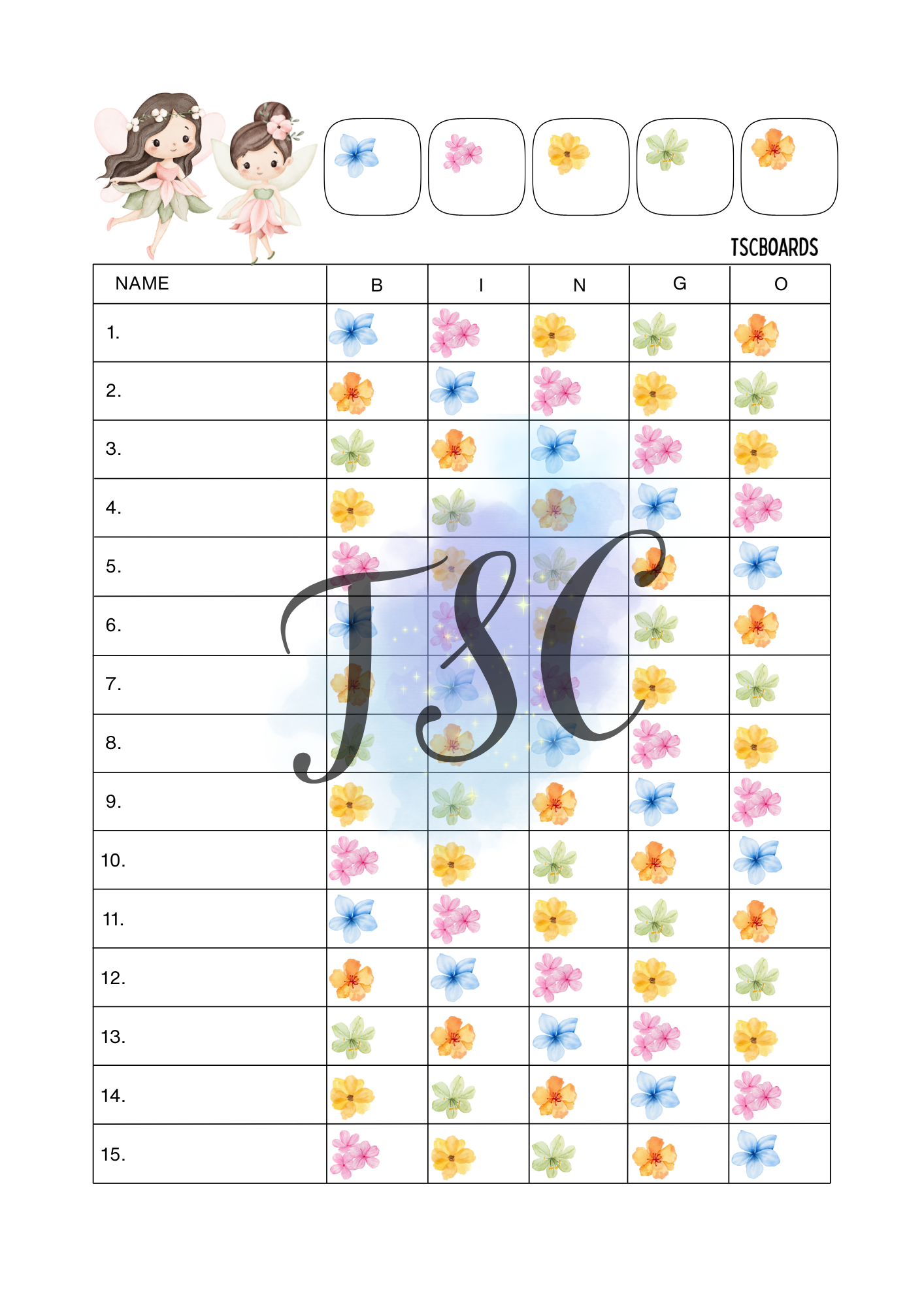 Flower Girls Rainbow 1-75 Ball