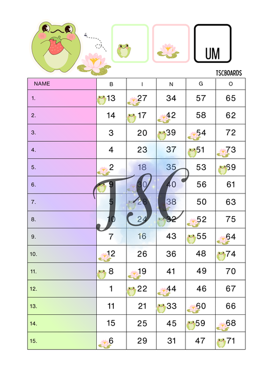 2 Colour Strawberry Frog 1-75 Ball