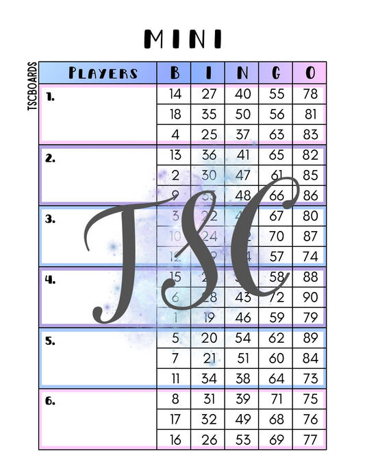 Block Mini Advancer Board 1-90 Ball