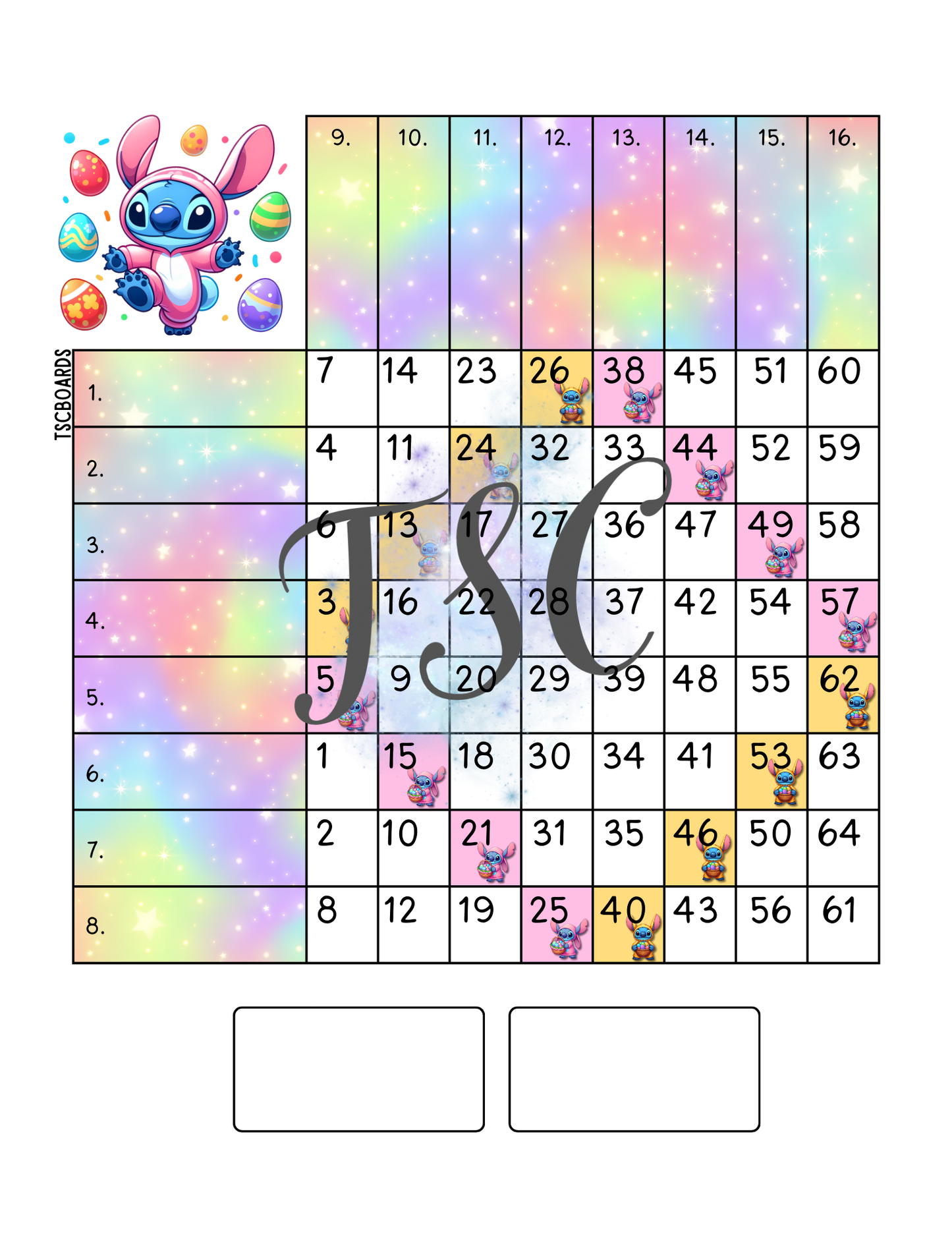 Easter Bunny Stitch Mini Grid 1-64 Ball