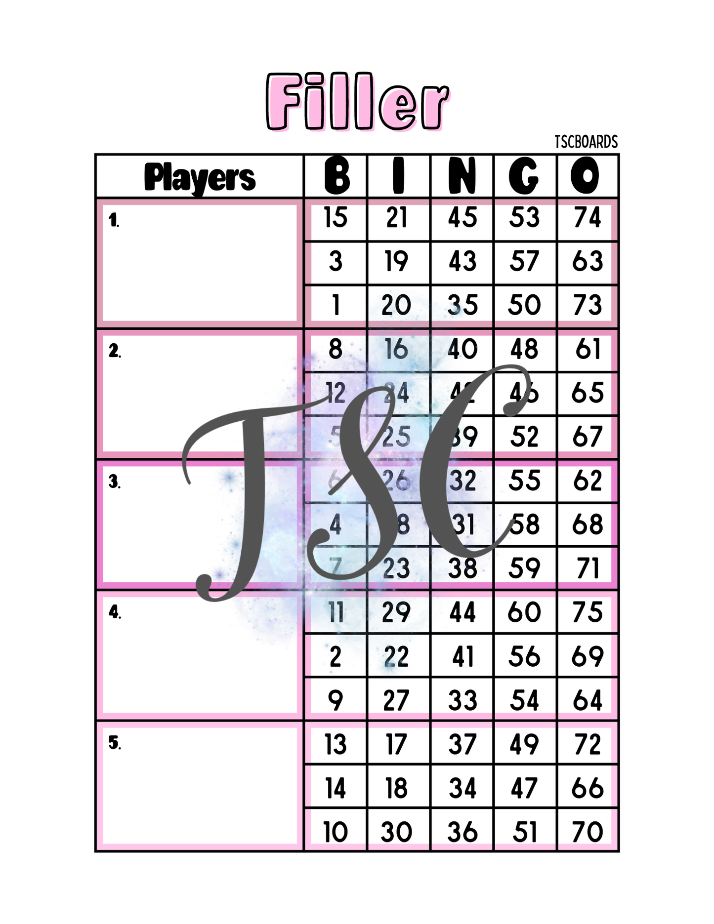 Pink Filler Block 1-75 Ball