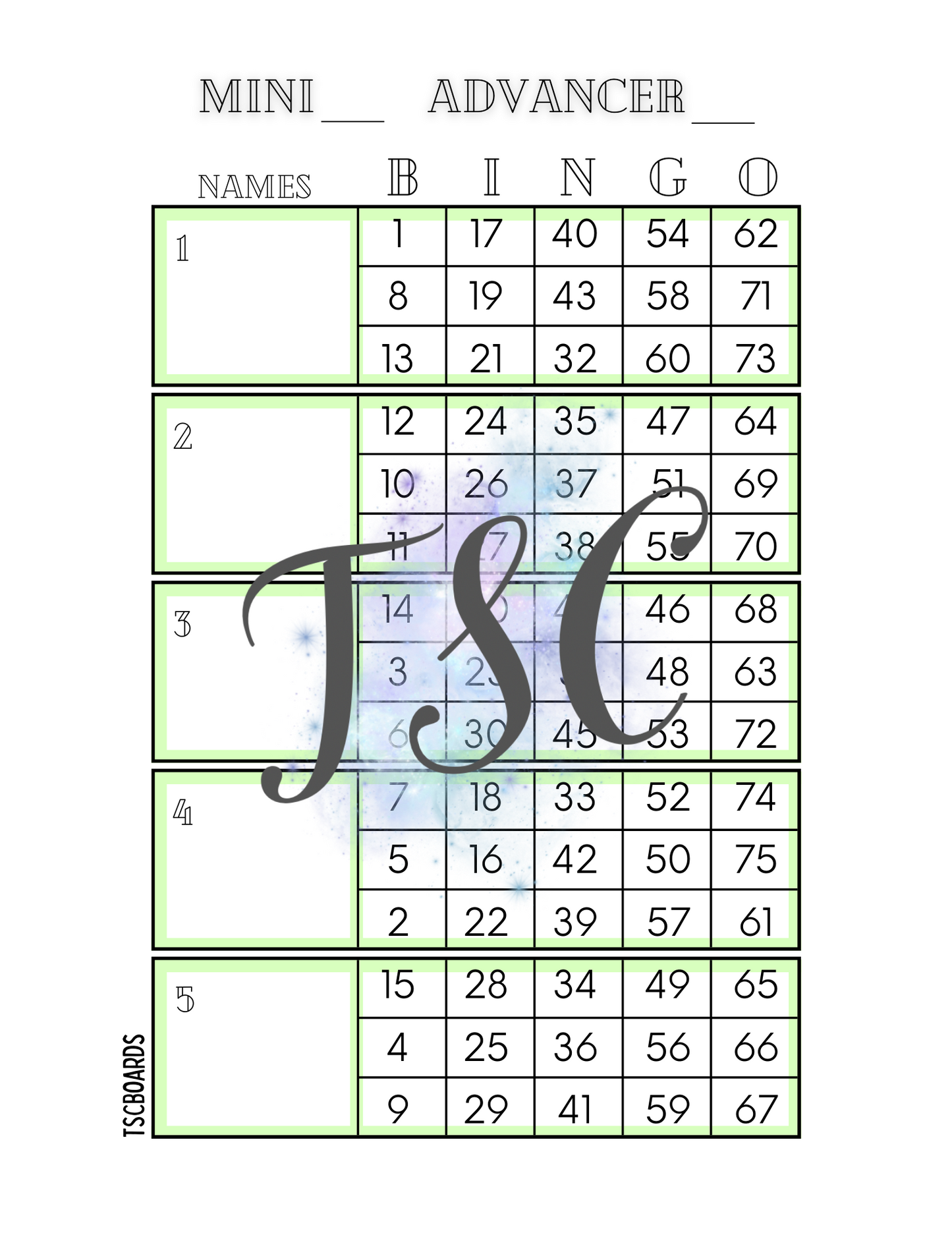 Green Advancer Block 1-75 Ball