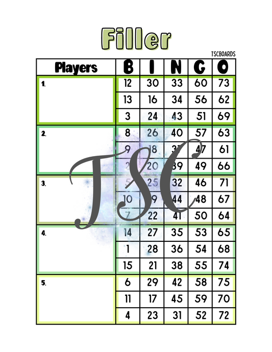 Green Filler Block 1-75 Ball