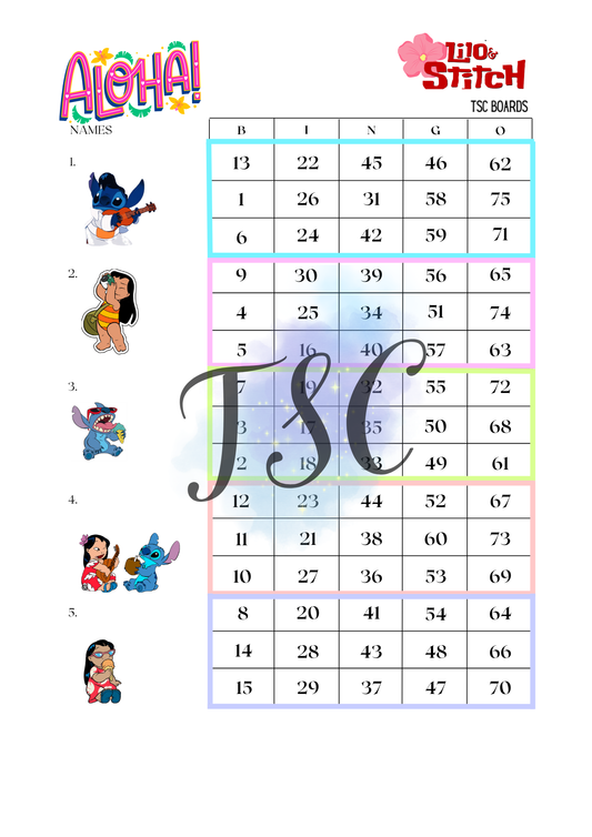 Lilo & Stitch Blocks 1-75 Ball