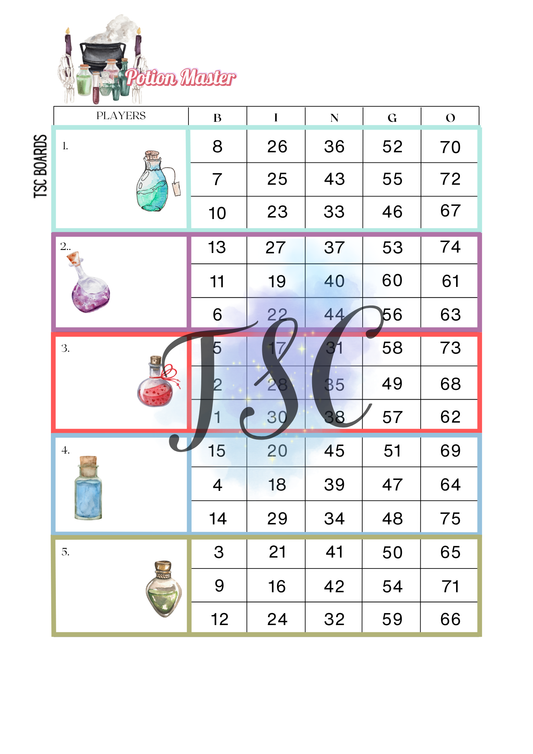Potion Master Blocks Mixed 1-75 Ball