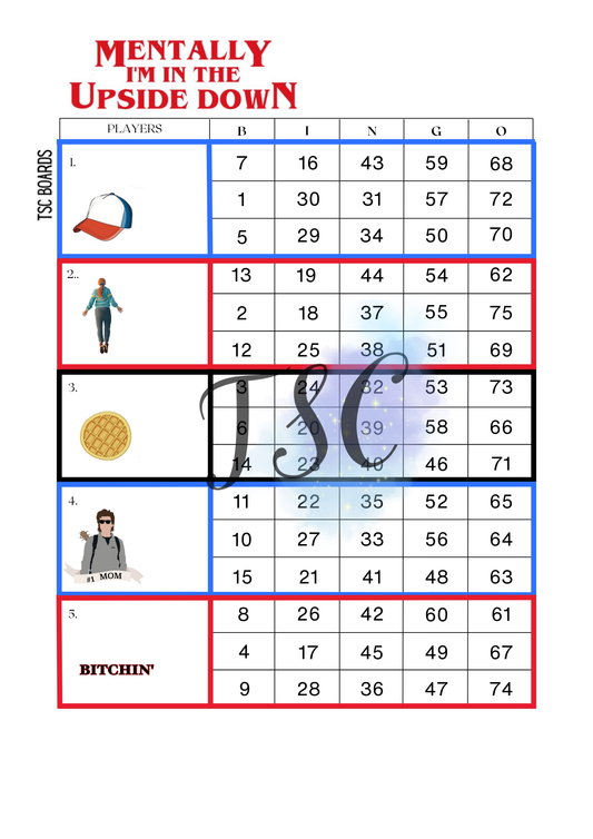 Stranger Things Block Mixed 1-75 Ball