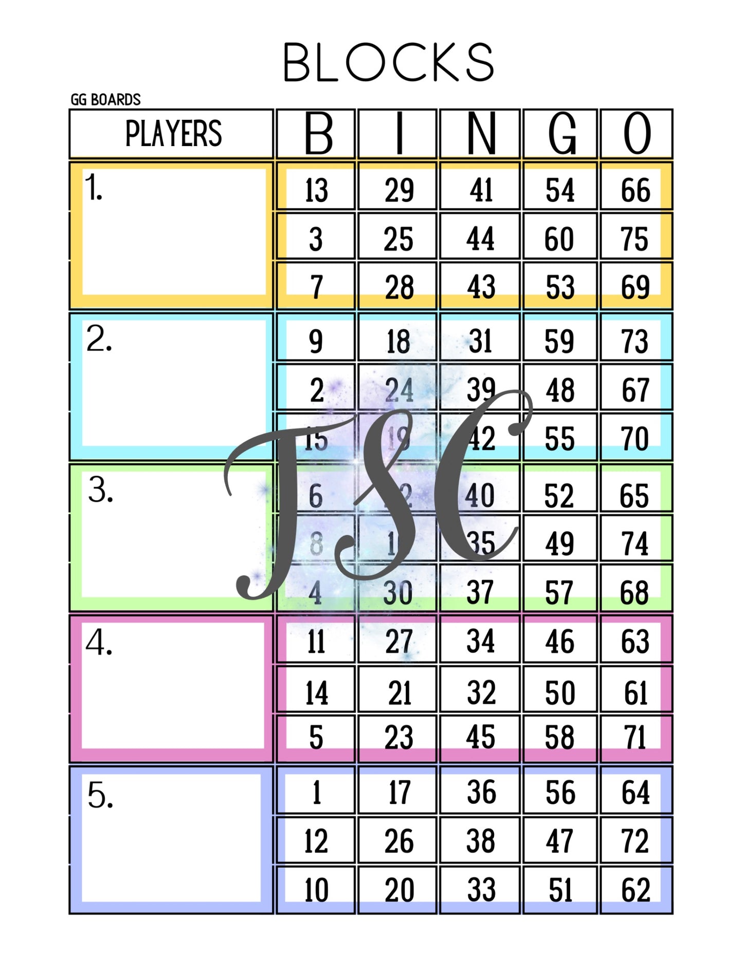 Block 1-75 Mixed