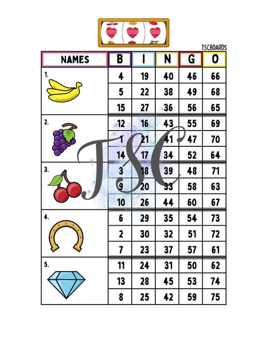 Slots Block 1-75 Mixed
