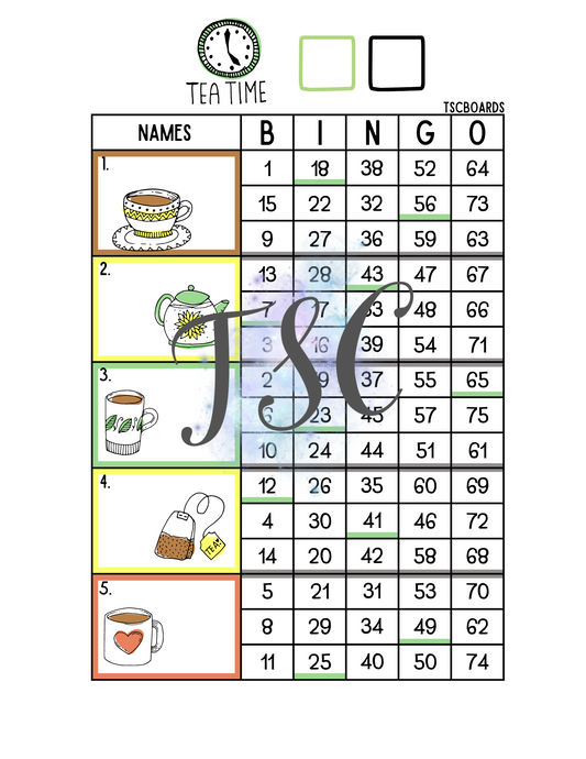 Tea Time Block Board 1-75