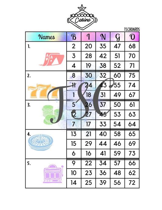 Rainbow Casino Block 1-75 Mixed