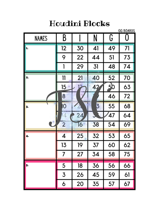 Houdini Block 1-75 Mixed