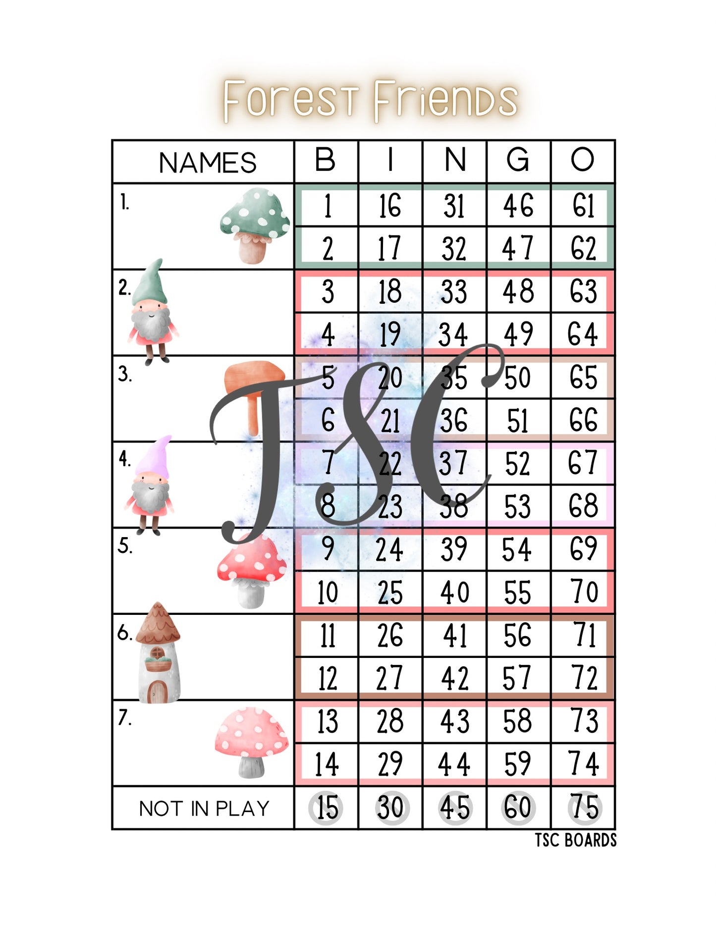 Forest Friends Mini Block 1-75 Ball