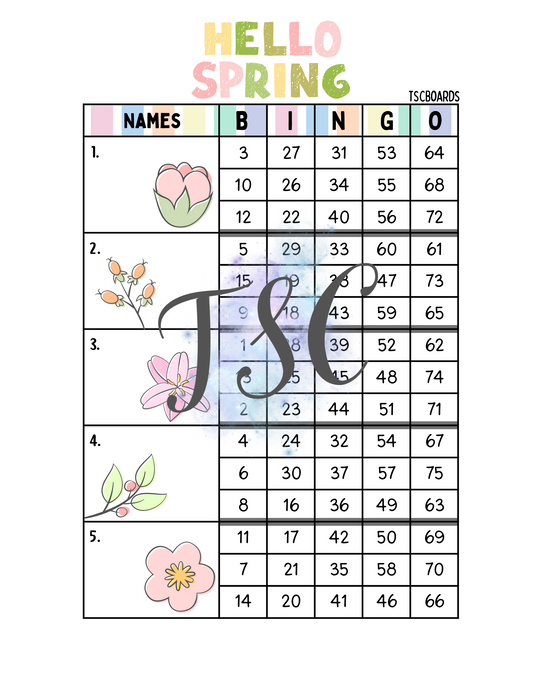 Hello Spring Block 1-75 Mixed