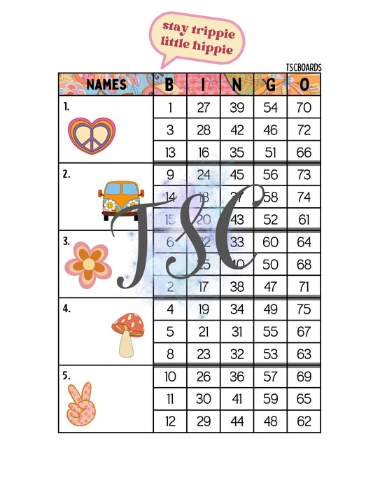 Stay Trippy Little Hippie Block 1-75 Mixed