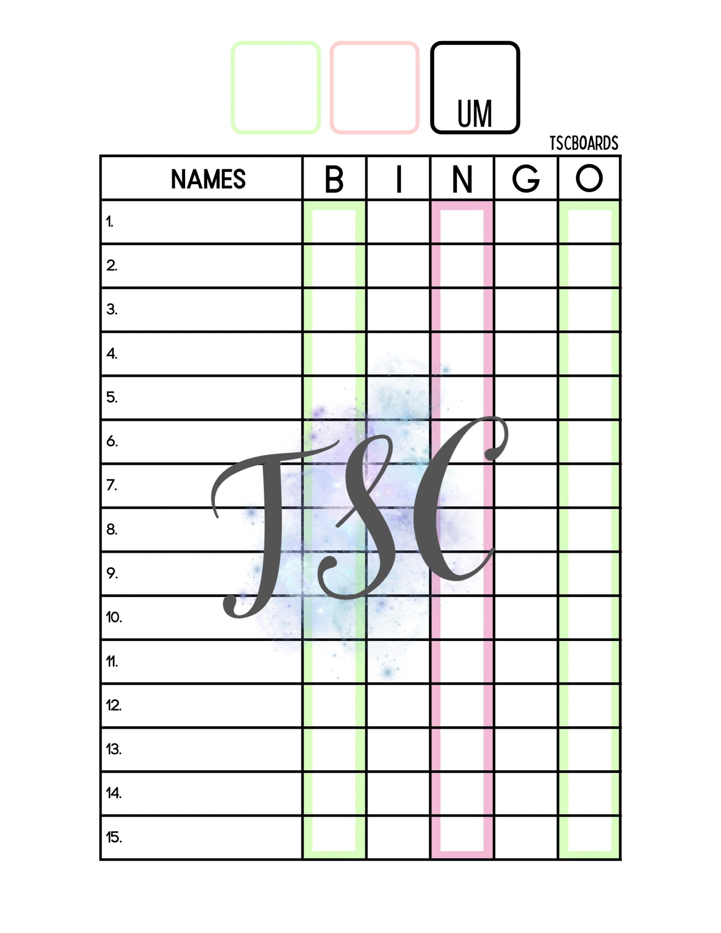 2 Colour Board 1-75 Ball