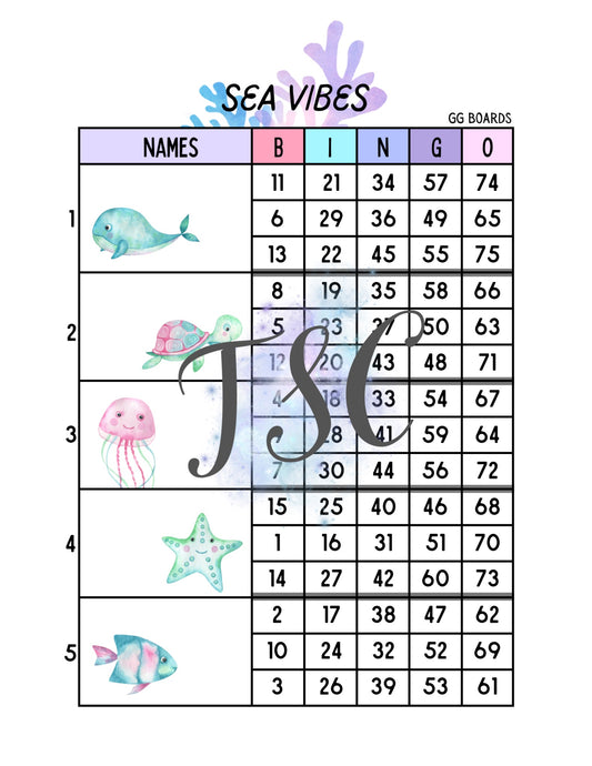 Sea Vibes Block 1-75 Mixed