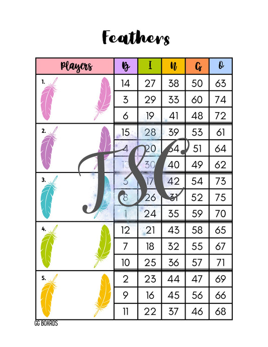 Feathers Block 1-75 Mixed