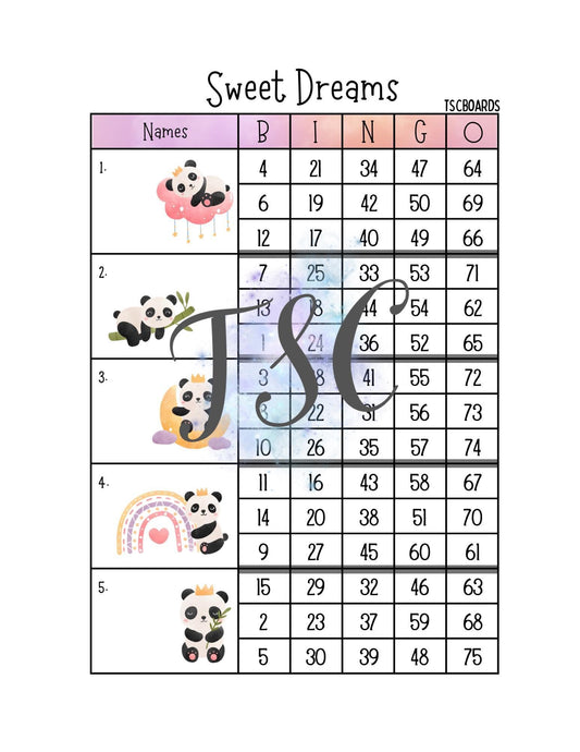 Sweet Dreams Block 1-75 Mixed