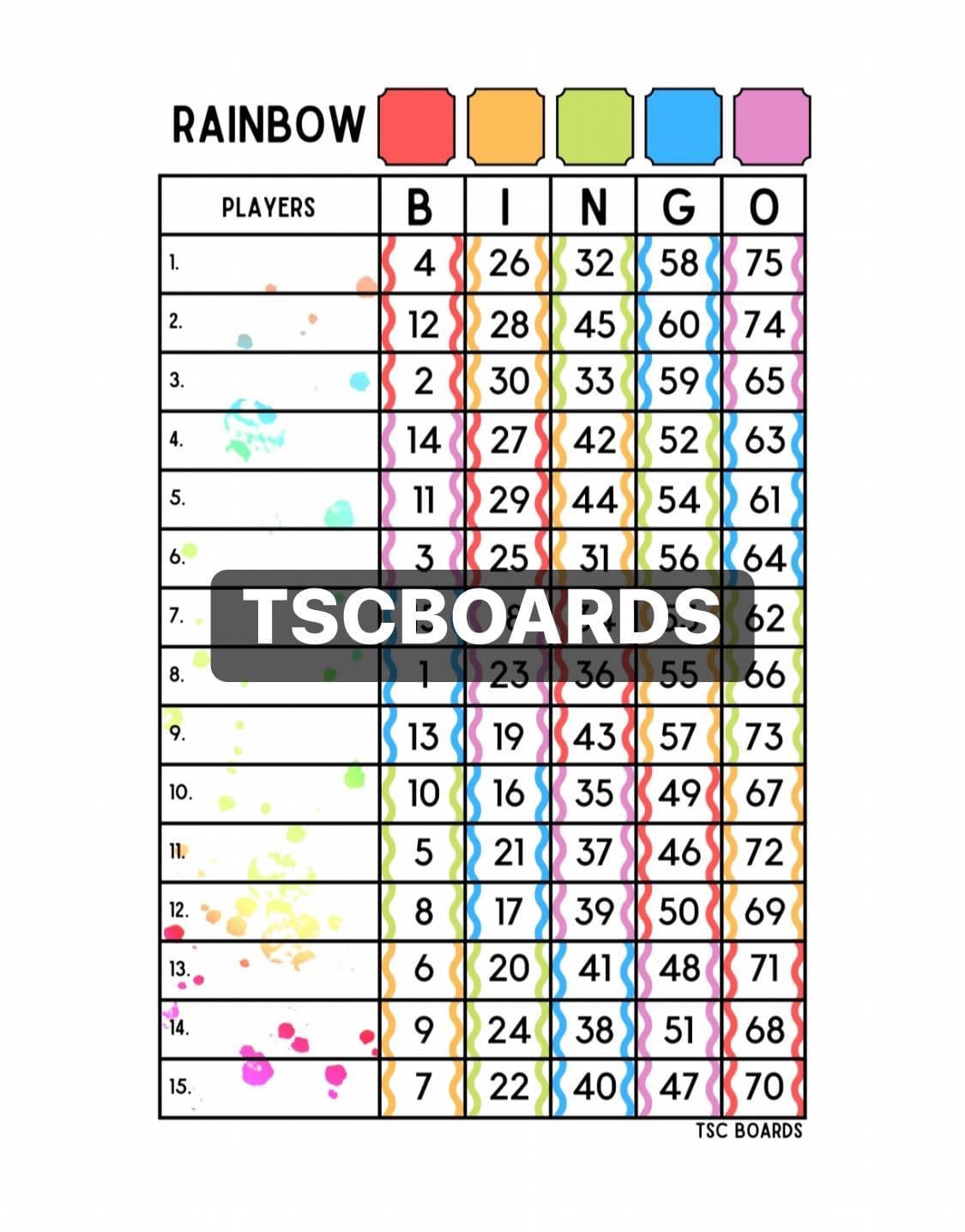 Rainbow 1-75 Mixed