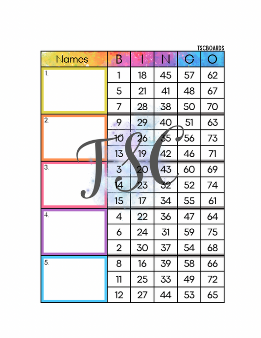 Rainbow Block 1-75 Mixed