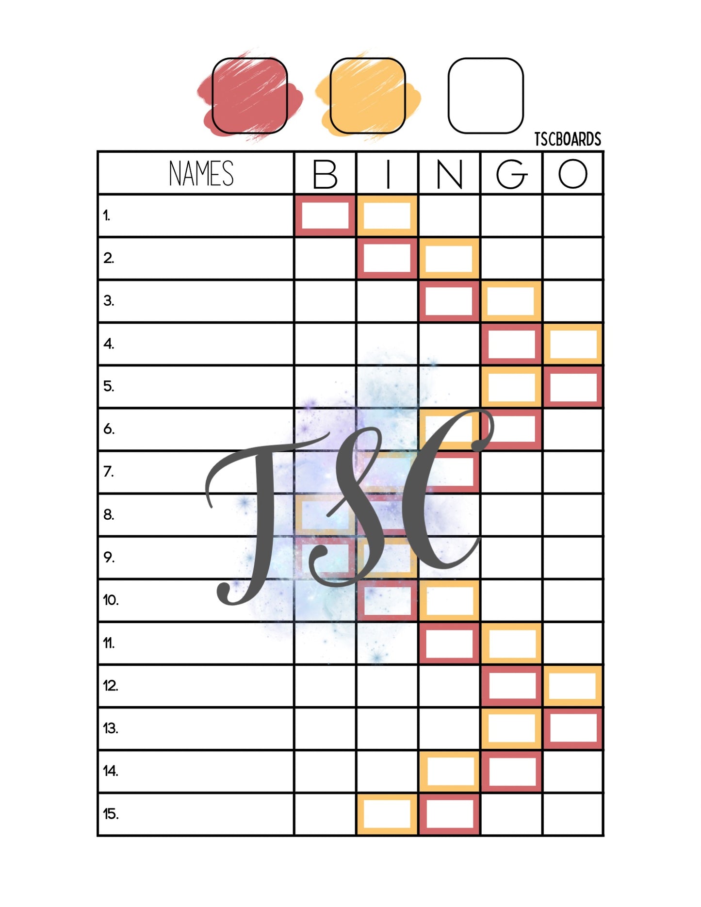 2 Colour Board 1-75 Ball