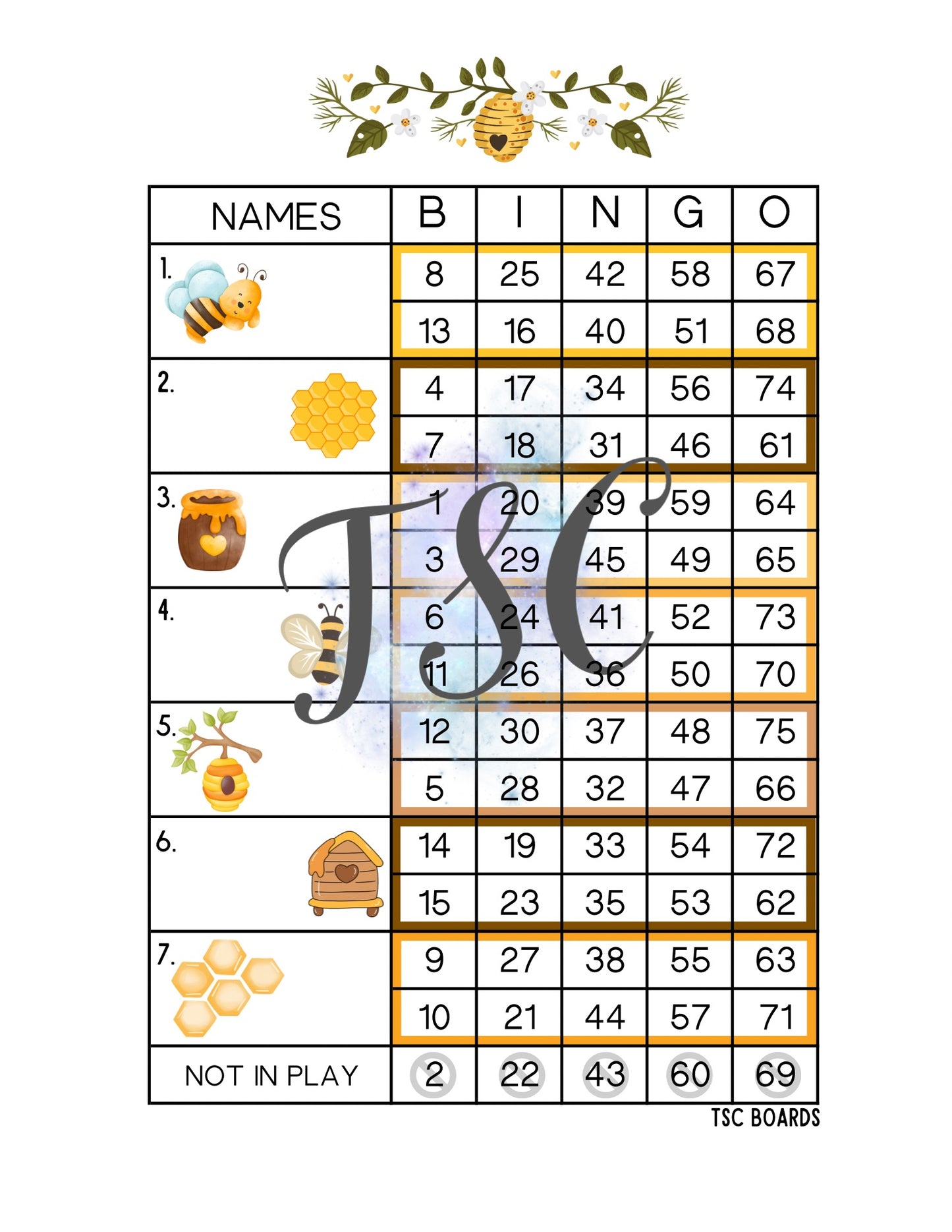Honey Bee Mini Block 1-75 Ball