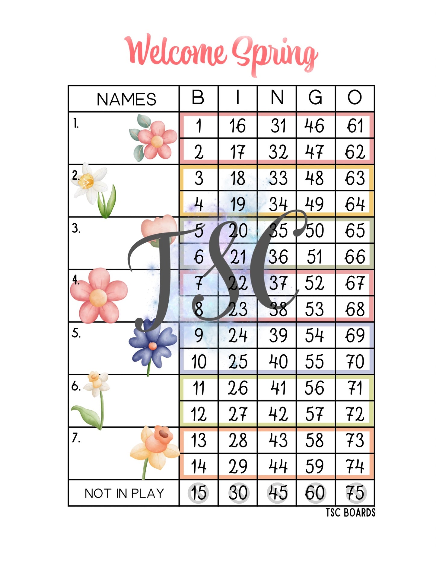 Welcome Spring Mini Block 1-75 Ball