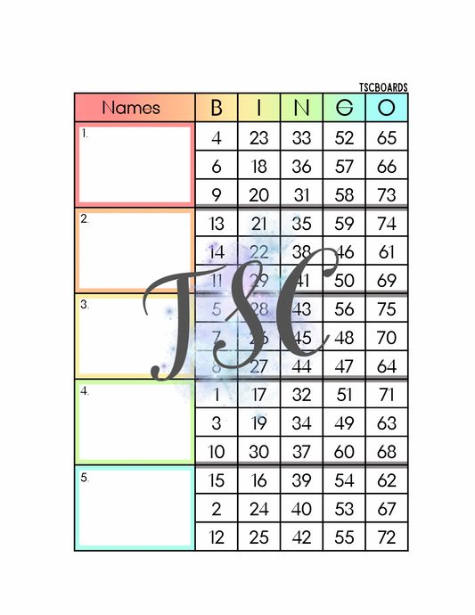 Rainbow Block 1-75 Mixed