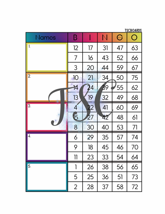 Rainbow Block 1-75 Mixed