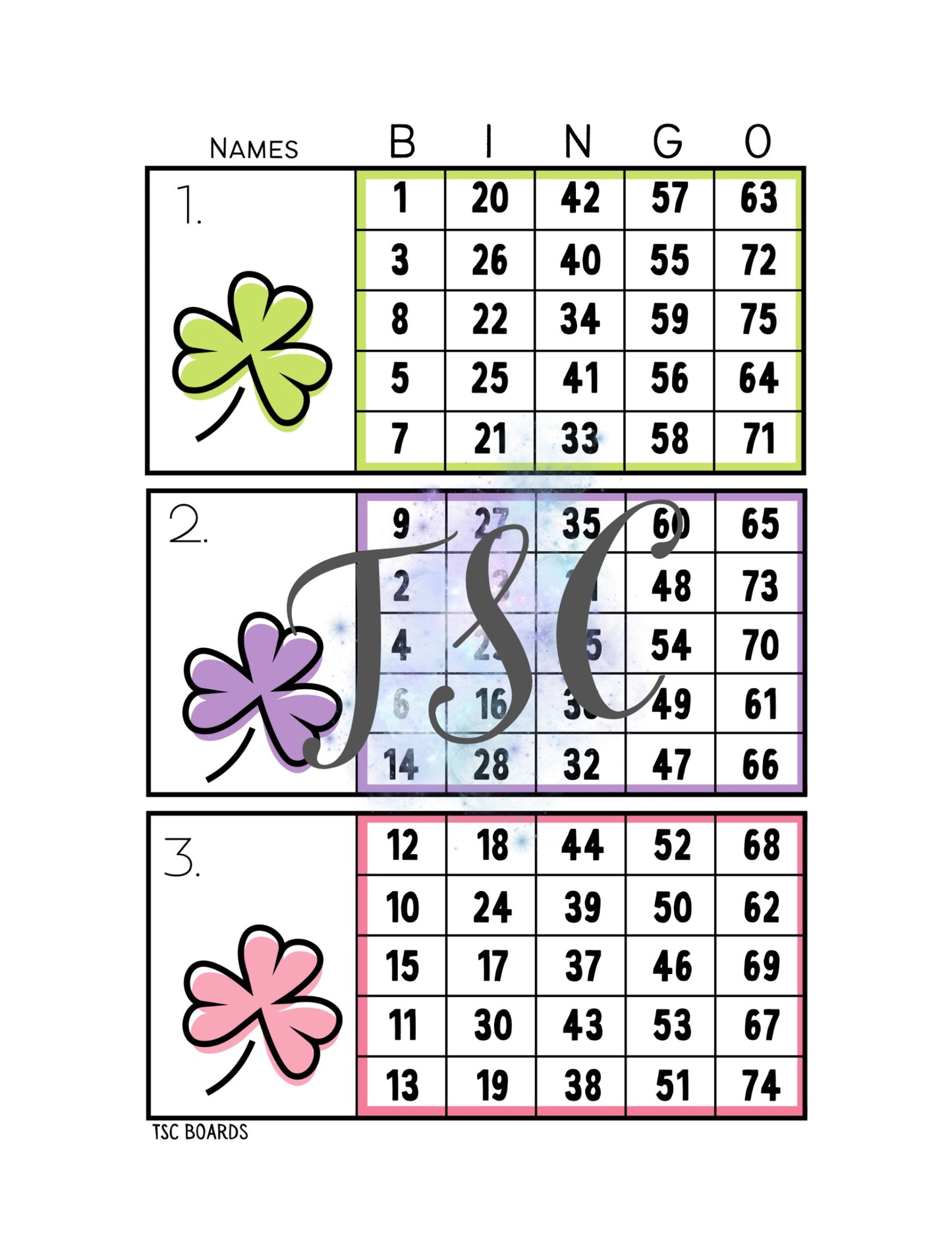 Luck Mega Block 1-75 Mixed