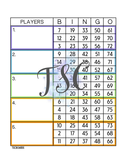Rainbow Block 1-75 Mixed