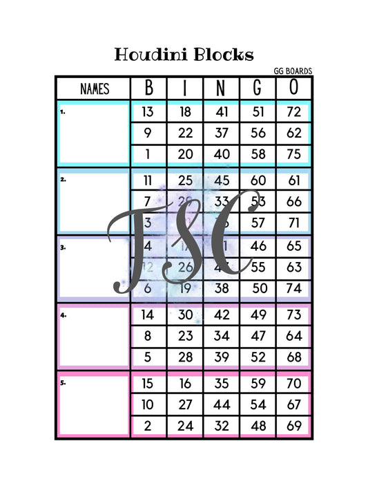 Houdini Block 1-75 Mixed