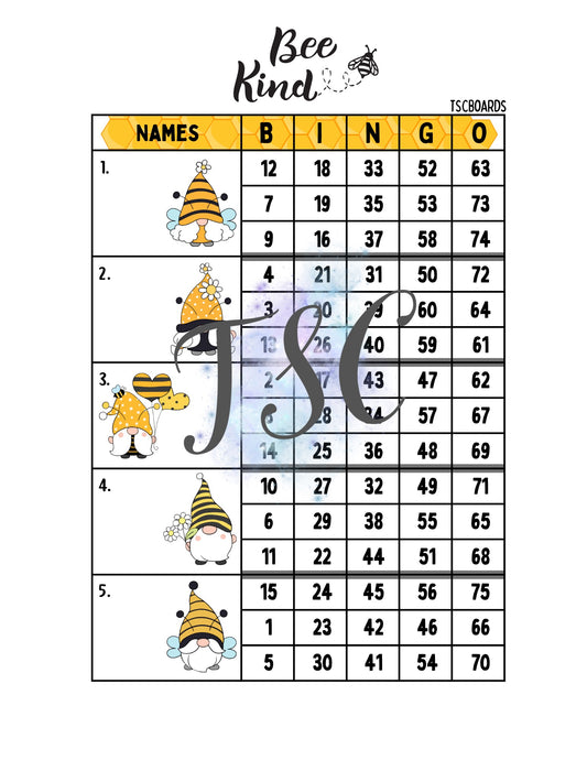Bee Kind Block 1-75 Mixed