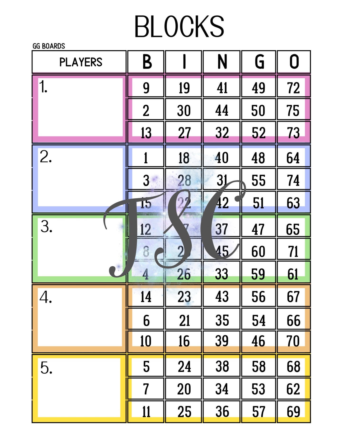 Block 1-75 Mixed