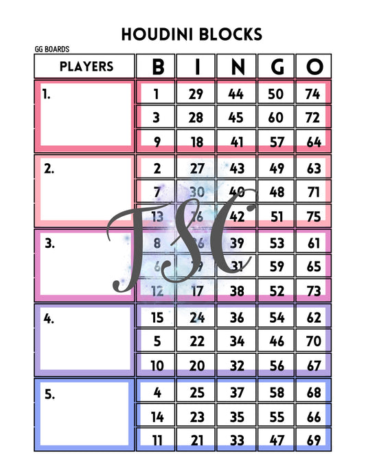 Houdini Block 1-75 Mixed