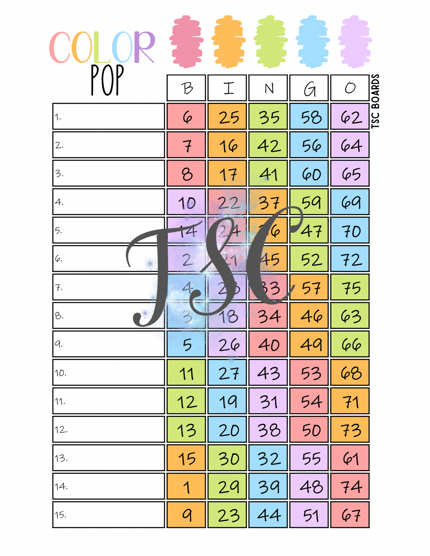 Rainbow Board 1-75