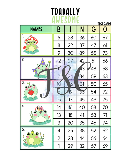 Toadally Awesome Block Board 1-75