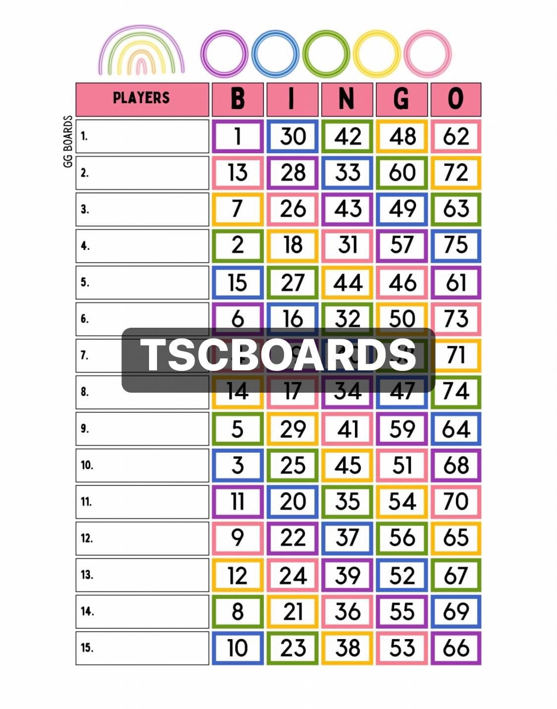 Rainbow 1-75 Mixed