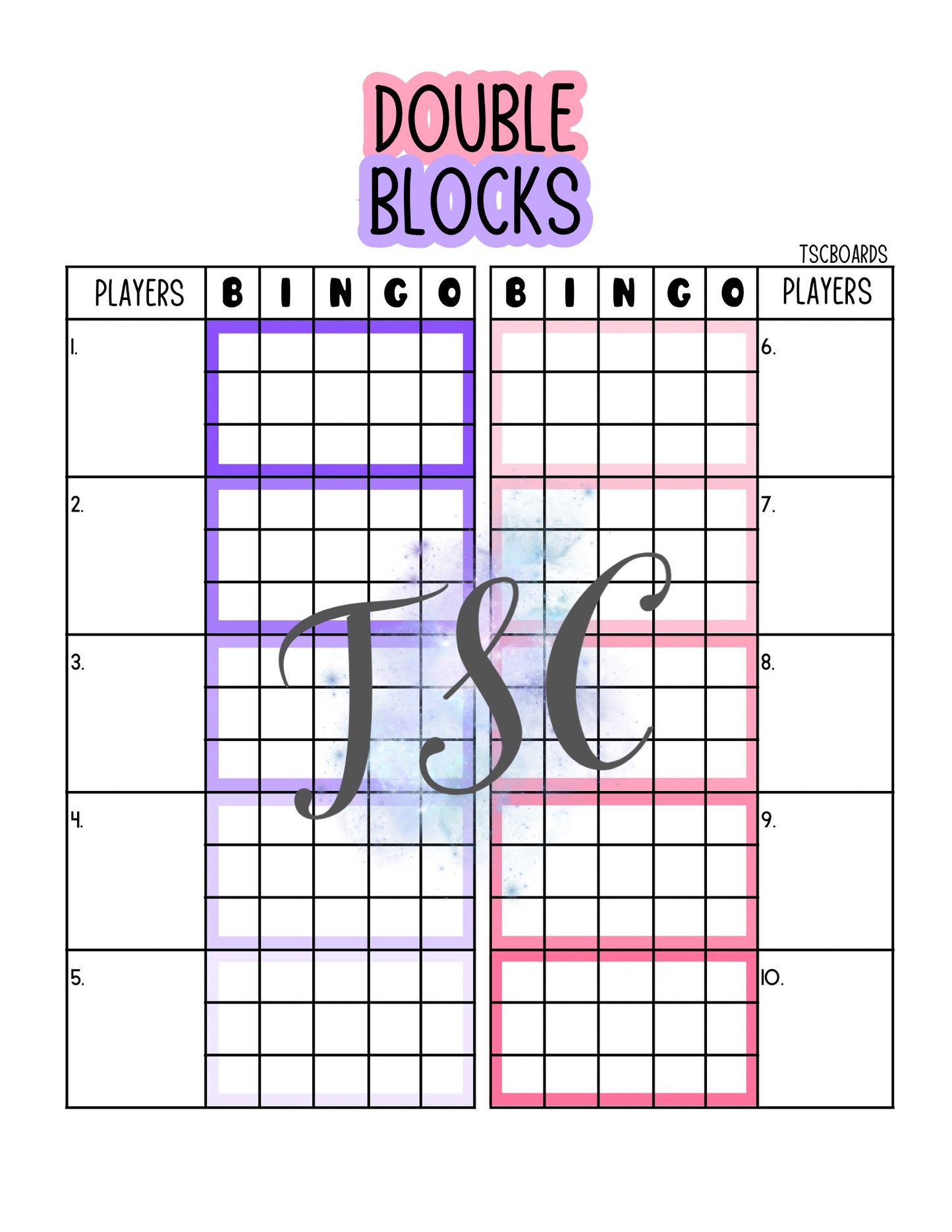Double Blocks 1-75 Ball