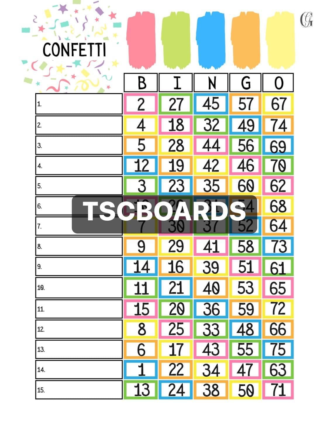 Confetti Rainbow 1-75 Mixed