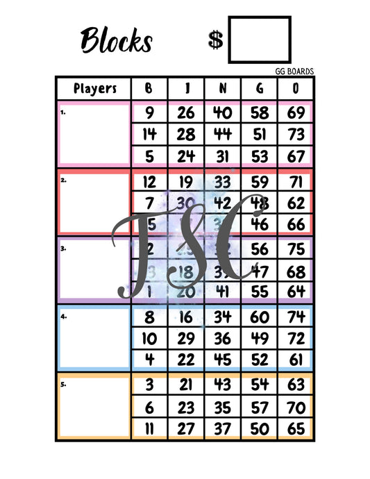 Regular Block 1-75 Mixed