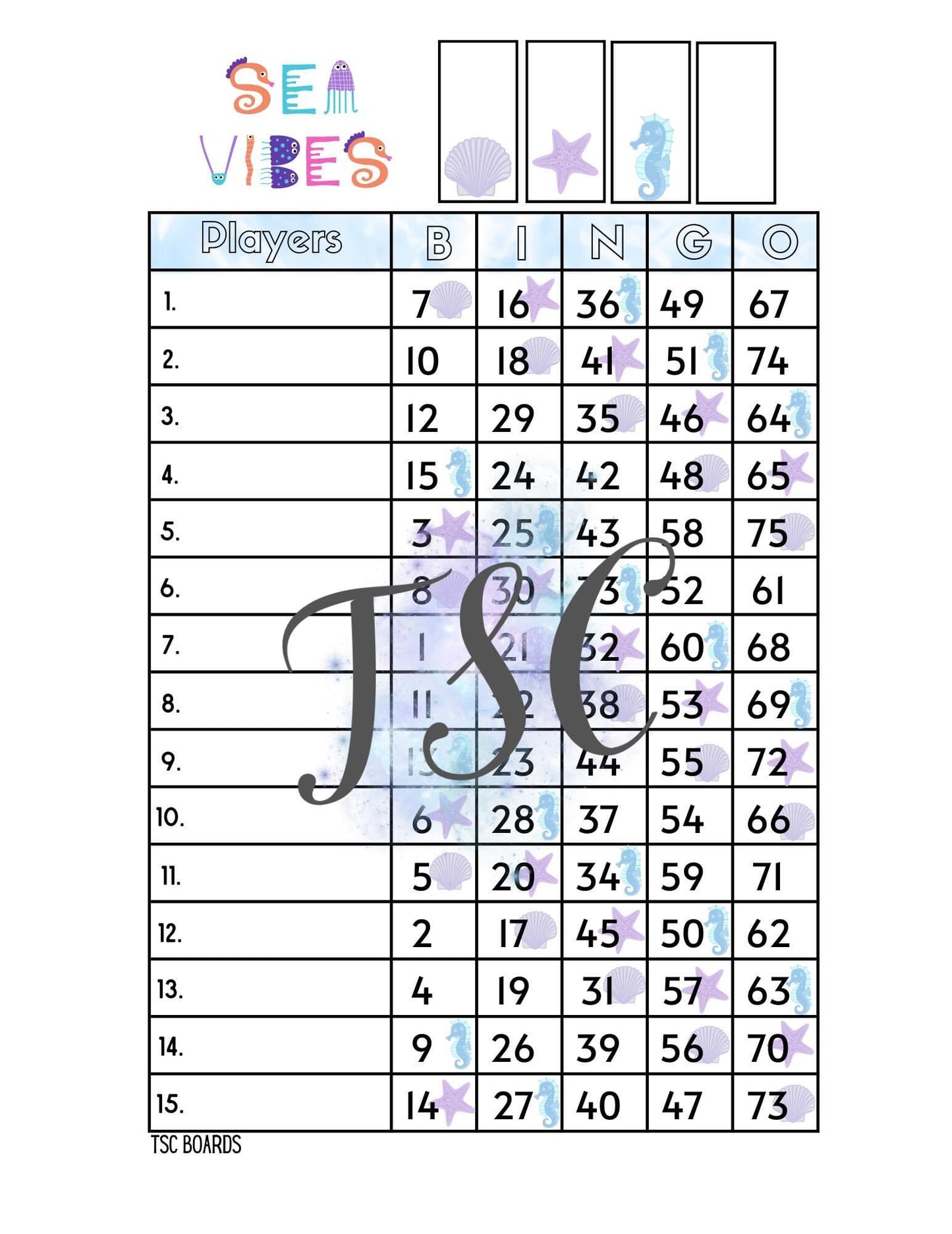 Sea Vibes 1-75 Mixed