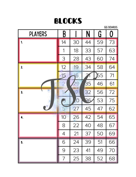 Regular Block 1-75 Mixed