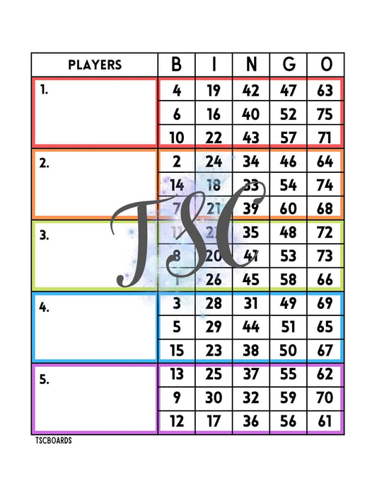 Rainbow Block 1-75 Mixed