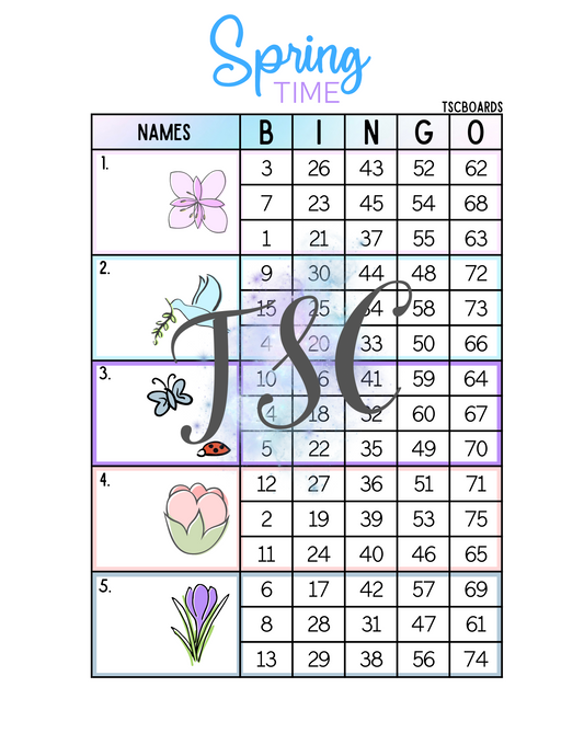 Spring Time Block Board 1-75