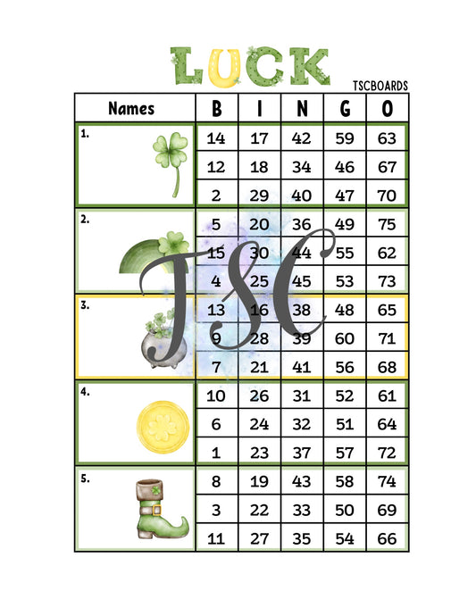 Luck St Patricks Block 1-75 Mixed