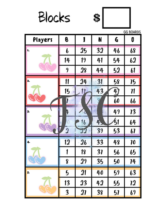 Cherry Block 1-75 Mixed